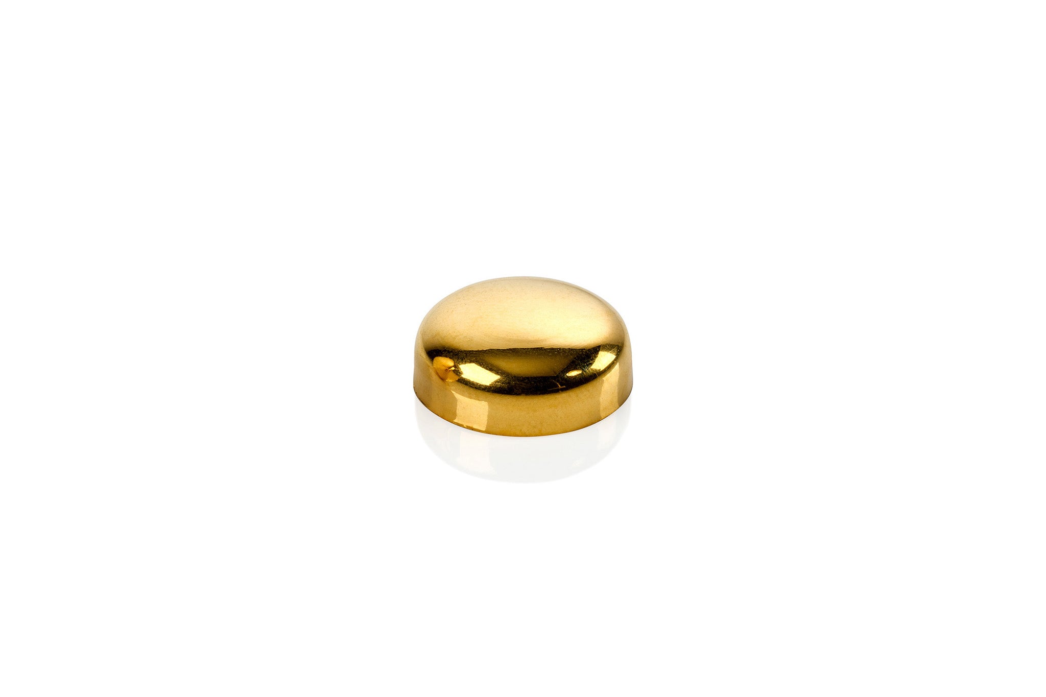 8/8-GLD 8/8-Gold Electroplated Snap-Caps Screw Covers Single